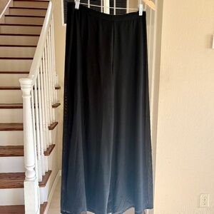 Tadashi Collection Black Wide Leg Evening Cocktail Pants Size L